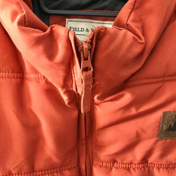 Men's Field and Stream Burnt Orange Bubble Vest - Size 3X - Picture 6 of 7